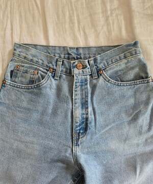 Vintage Chic High Rise Mom Jeans Women's Light Wash Straight Leg Denim Size 0.5